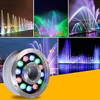 RGB Submersible Led Pool Lights - Waterproof Underwater Fountain Lamp with Rf Remote Control - Ip68 Rated Pond Lighting for Stunning Water Features RGB+Remote Control 9W (12V) - Image 3
