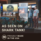 Radiate 2 Pack XL 8" Portable Campfire As Seen On Shark Tank - Up to 2 Hours of Burn Time, Reusable Travel Fire Pit for Camping, Patios & Beach Days - Great Alternative to a Real Fire - Made in USA - Image 4