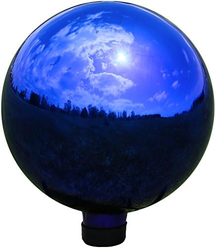 Sunnydaze 10" Handblown Glass Gazing Ball for Garden, Indoor or Outdoor Use by SunnydazeDecor