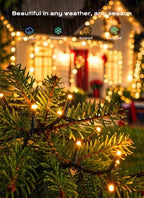 Minetom 6PC 240FT Christmas Outdoor Solar String Lights Waterproof 600 LEDs - Image 4