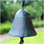 Dinner Bell,Cast Iron, Wall, Hand-Operated Decorative Door Mounted Color Garden & Home & Store & Outdoor Decorations - Image 4