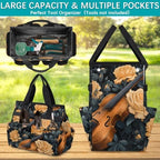 Music Violins Garden Tool Bag Organizer Heavy Duty Music Theme Gardening Tote Bag with 10 Pockets for Women Men Gardening Gifts - Image 4