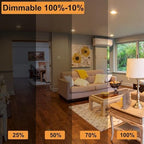 PAR30 Short Neck LED Flood Light Bulbs Dimmable 11W 2700K 6 Pack - Image 4