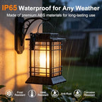 Brightever 6-Pack Solar Lanterns Outdoor Lights, Upgraded Flickering Flame Solar Lanterns Outdoor Waterproof, Hanging Solar Lights for Outside with Clip, Solar Lantern Lamps for Backyard Garden Decor - Image 5