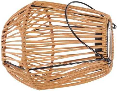 BETOOKY Outdoor Solar Lantern Rattan Hanging Garden Light Solar Powered LED Decorative Lamp for Patio Yard Outdoor Lighting by BETOOKY