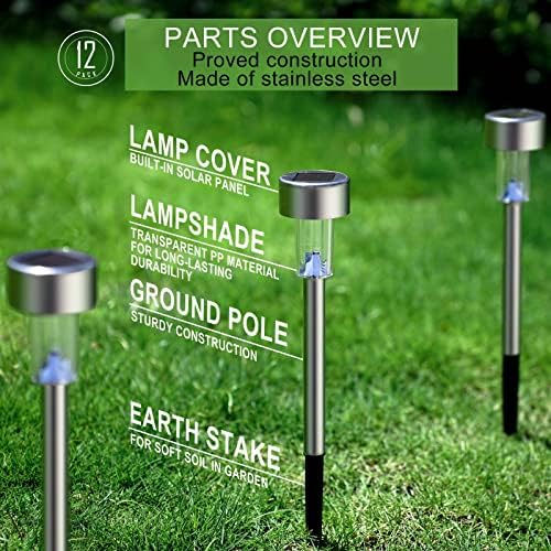 Dream Master Solar Lights Outdoor, 16 Pack, Cold White - Image 2