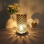3PCS Candlestick Candle Barrels Moroccan Style Retro Lanterns Projection Lights Hollowed-Out Decorations Home Ramadan Hanging Outdoor Indoor Courtyard Porch Festival Weddings - Image 4