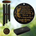Personalized Guitar Memorial Wind Chime – “Their Melody Lives On” Custom Name & Years Tribute – Music Lover Sympathy Gift for Loss of Loved One – Outdoor Remembrance Windchime for Musicians, Singers by AlpadilCo
