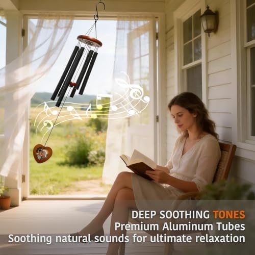 Memorial Wind Chimes for Loss of Loved One, Sympathy Memorial Gifts - Image 4
