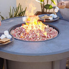 Mr. Fireglass 10 lbs High Luster Fire Glass, 1/4 Inch Reflective Rose Gold - Image 6