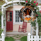 10 Inch Thanksgiving Gnomes Wind Spinner for Yard and Garden, Fall Pumpkin Maple Leaves Black Hanging Ornaments Outdoor 3D Kinetic Wind Sculpture Spinners Indoor Outdoor Patio Décor Ornaments Gift - Image 4