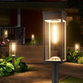 NEWMESSI Solar Path Lights, 8 Pack, 3 Heights, Warm White, IP65 by NEWMESSI