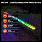RGBCW Wall Washer Lights, 180W Stage Wash Light Bar Smart APP & Remote Control, Group, Memory,Timing, Music Sync Function, Color Changing Linear Wash Light for Stage Birthday Party Wedding - Image 2