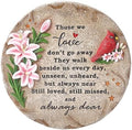 Memorial Garden Stones - Cardinal Garden Stones in Memory of Loved Ones by Ironlux