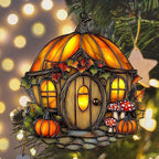 Pumpkin House Acrylic Suncatcher - Image 6