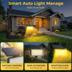 Solar Spot Lights Outdoor Waterproof IP65, 2026 New Solar Powered Outdoor Landscape Spot Lights, 3 Brightness Modes, Solar Landscape Lights for Flag, Tree, House, Garden, Yard (1, White) - Image 6