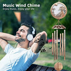 FSVGYY Solar Angel Memorial Wind Chime 33 Inch Deep Tone Outdoor - Image 6