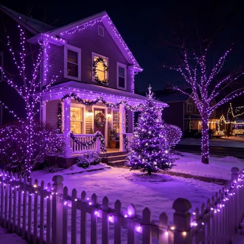 Toodour Solar Christmas Lights Outdoor, 2 Packs Solar String Lights - Image 4