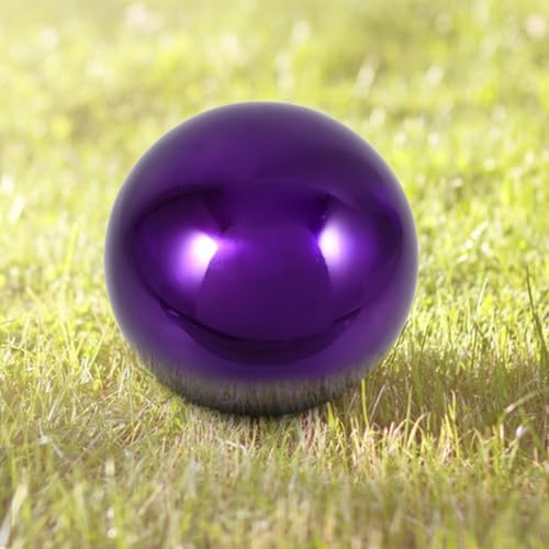 ibasenice 5.9 Inch Mirror Reflective Gazing Ball Polished Outdoor Garden Sphere Lightweight Portable Decorative Globe for Lawn and Patio - Image 6