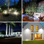 T-SUNUS Solar Landscape Spotlights 4-in-1 White 6000K Outdoor Garden Flag - Image 7
