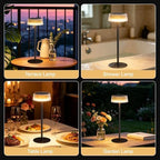 Solar Table Lamps Outdoor 2 Pack, Patio Solar Table Lights IP65 Waterproof - Image 5