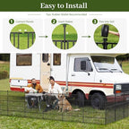 No Dig Garden Fence Outdoor for Yard, 32in (H) x 11.8ft(L) - Image 6