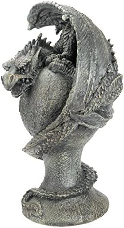 Design Toscano JE1121520 Mystic Dragon Avenger Statue,greystone - Image 4