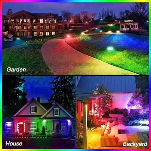 50W RGB Flood Light 500W Equiv Color Changing Stage Lights - Image 2