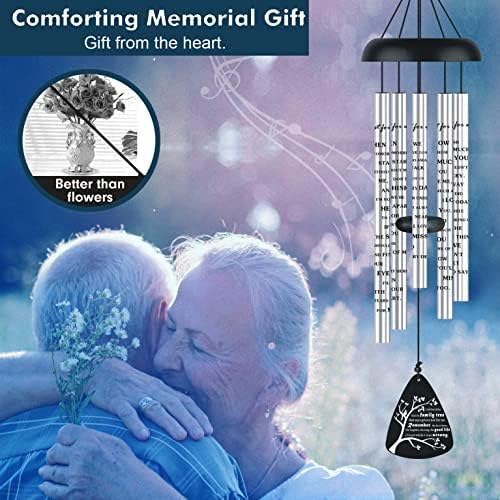 Cardinal Memorial Sympathy Wind Chimes for Loss of Loved One, Bereavement Sympathy Memorial Gifts for Loss of Mother Mom Father Dad Windchimes in Memory of A Loved One, A Limb Has Fallen Family Tree - Image 3