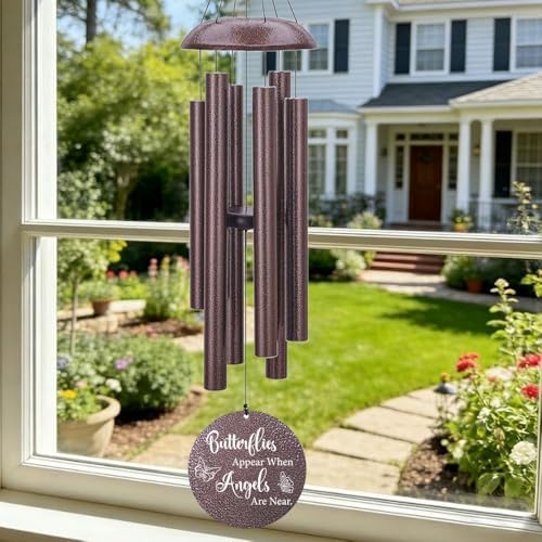 Personalized Wind Chimes Butterfly Memorial Gifts - Image 7