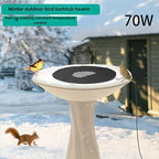 Bird Bath Heater, 70W Bird Bath Heater for Outdoor in Winter, Birdbath Water Heater Thermostatically Controlled Heated Bird Bath for Outdoor Yard Bird Bath Deicer, for Bird Chicken Livestock. - Image 5