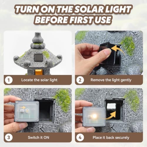 Solar-Powered Pagoda Lamp - Image 4
