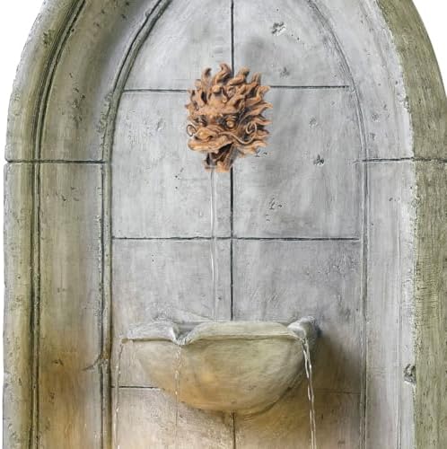 INOOMP Wall Fountain Faucet Dragon Head Pond Fountain Nozzle Animal Garden Water Outlet Water Sprayer Feature Spitter Fall Flowing Ornament - Image 4