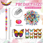 Tigeen 236 Pcs Garden Stake DIY Fairy Wand Plant Stake, Butterfly - Image 2
