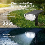 Consciot Solar Spot Lights Outdoor Waterproof, Landscape Solar Spotlights - Image 4