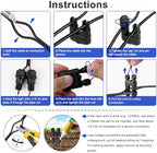 Low Voltage Wire Connectors 30 Pack, Fastlock2 Landscape Lighting Connectors, Waterproof Tool-Free Quick Connect Electrical Wire Connectors for 12–18 Gauge Cable, Outdoor Garden Pathway & Yard Lights - Image 6