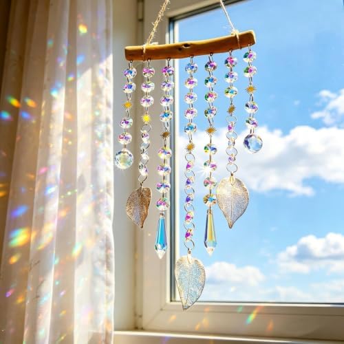 2PCS Crystal Suncatcher for Window Hanging Garden Sun Catcher Decor - Image 2