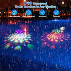 BOXPSII Floating Pool Lights 4 Pack, for Inground Pool, Above Ground Pools - Image 3