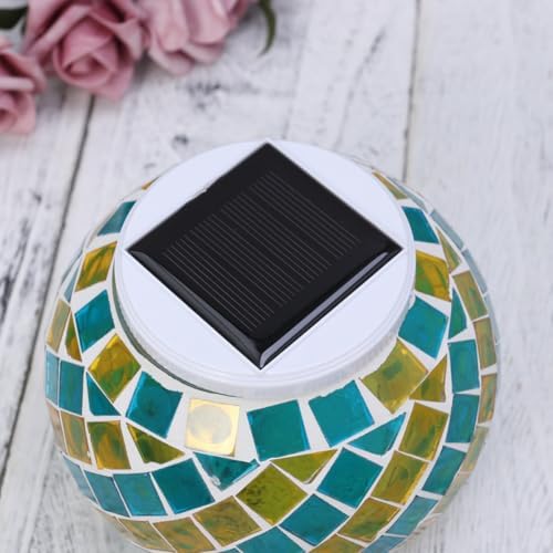 Housoutil Solar Lawn Light Glass Ball Auto Off Daylight Christmas Decor - Image 6