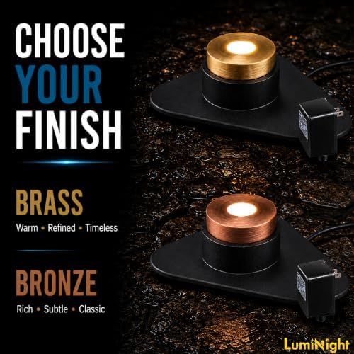 LumiNight Bronze 1W LED Puck Light, Add-On, Transformer Not Included - Image 4