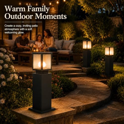 Landscape Pathway Lights for Outdoor, Hardwired E26 3000K Walkway Lighting - Image 2