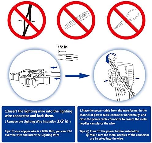 14-Pack Low Voltage Lighting Connectors, UL Listed - Image 4