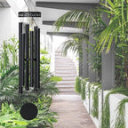 Suntimber Extra Large Wind Chimes for Outside Deep Tone,(Black,60") by Suntimber