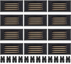 SUNVIE 6" Low Voltage Step Lights Outdoor 5W 3000K Black Aluminum 12-Pack by SUNVIE