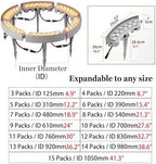 IP65 Waterproof LED Tree Light, Outdoor Landscape Uplight with Anti-Dazzling Lens, Aluminum Housing for Yard Pathway(6 Lights) - Image 7