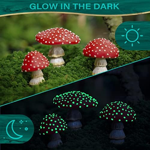 Fairy Doors for Trees with Glow in the Dark Mushrooms, Fairy Door, Fairy Garden, Fairy House Kit, Fairy Garden Accessories Outdoor kit, Fairy Doors for Trees Outdoor, Fairy Doors - Image 4