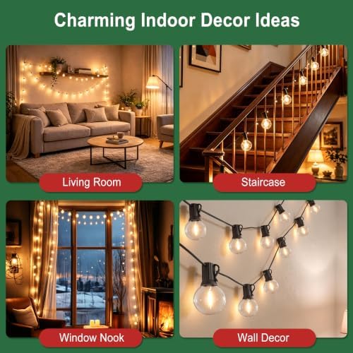 Outdoor String Lights with Remote 75FT Waterproof Outside Lighting for Yard - Image 6
