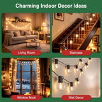 Outdoor String Lights with Remote 75FT Waterproof Outside Lighting for Yard - Image 6