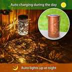 Dragonfly Solar Lanterns Outdoor Waterproof Hanging Solar Lights Dragonfly Gifts for Women Men Mom Metal Decorative LED Lanterns for Yard, Patio, Lawn, Pathway, Landscape, Garden Decor - Image 4