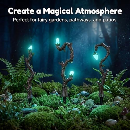 Lulu Decor, 100% Cast Iron Fairy Lamps Garden Decor Fairy Garden Accessories and Fairy Sayings Stepping Stones - Image 5